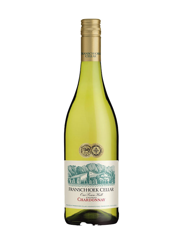 Franschhoek Cellar Our Town Hall Unwooded Chardonnay 2019 Western Cape South Africa