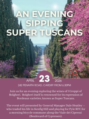 I Greppi - Bolgheri Wine Tasting - April 23rd SOLD OUT