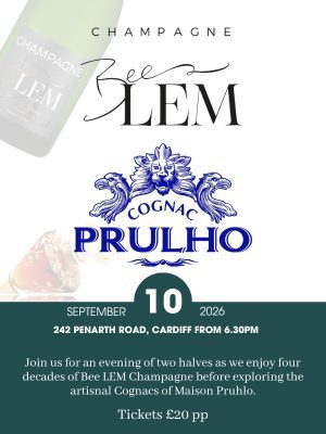 A Tasting of Two Halves: Beelem Champagne & Prulho Cognac